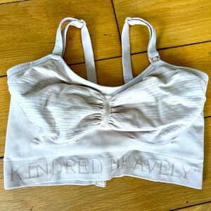Kindred Bravely Sublime Hands Free Pumping and Nursing Bra - Cream Size M